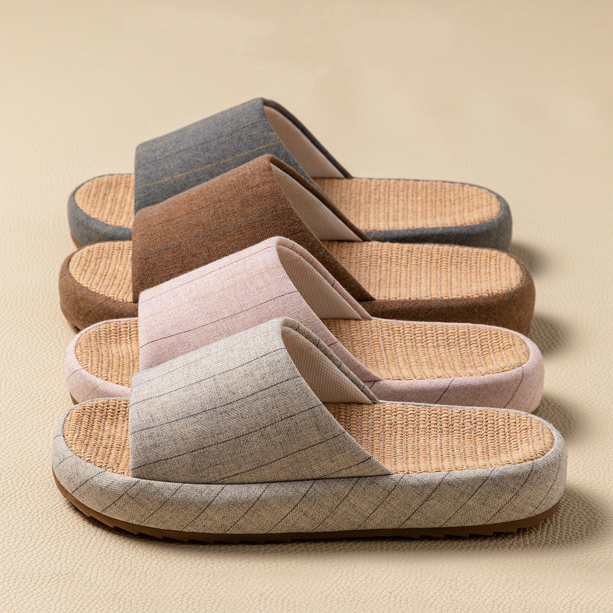Men'S Shoes With Platform - Summer Women Home Slippers Linen Summer