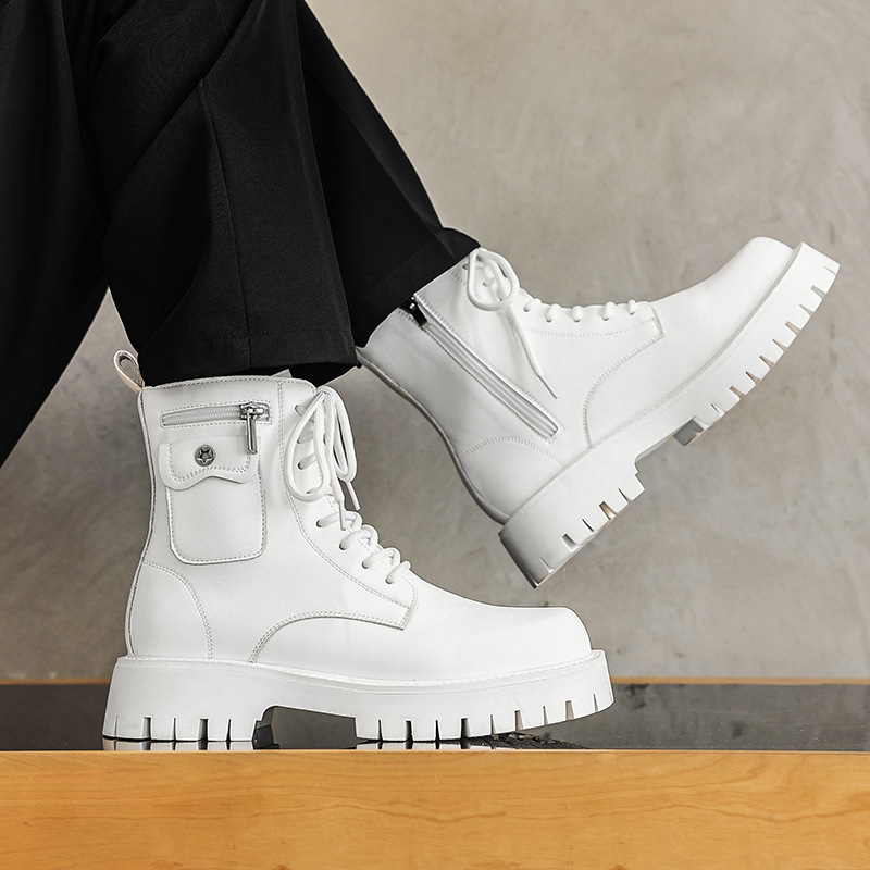 Men'S Shoes Business Casual - 2025 Trend Men Boots Sneakers Outdoor