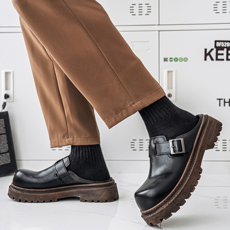 Men'S Shoes Qn - Men's Bag Head Platform Slippers Trend