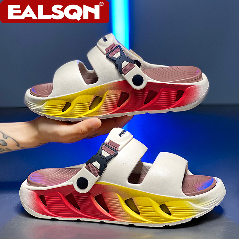 Sandal Sport Outdoor - Men Slippers Summer EVA Soft-soled Platform