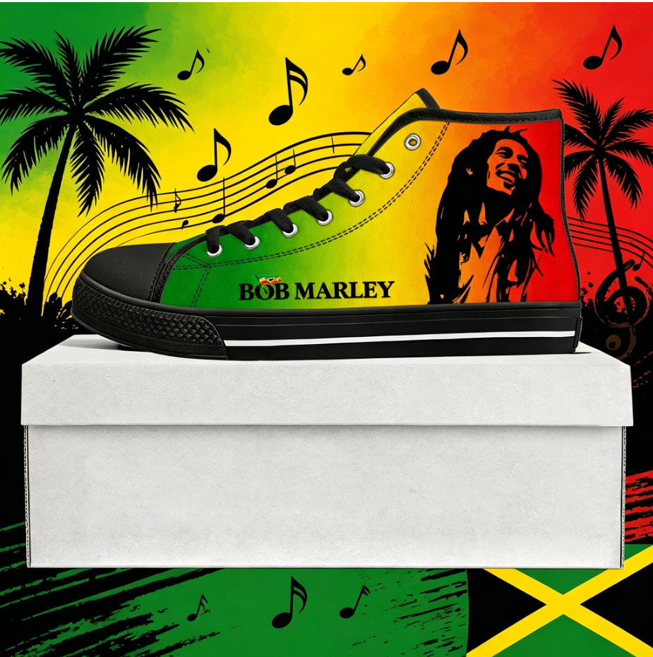 Bob Marley Quote Custom High T – Men Shoes Quotes recenzja i cena