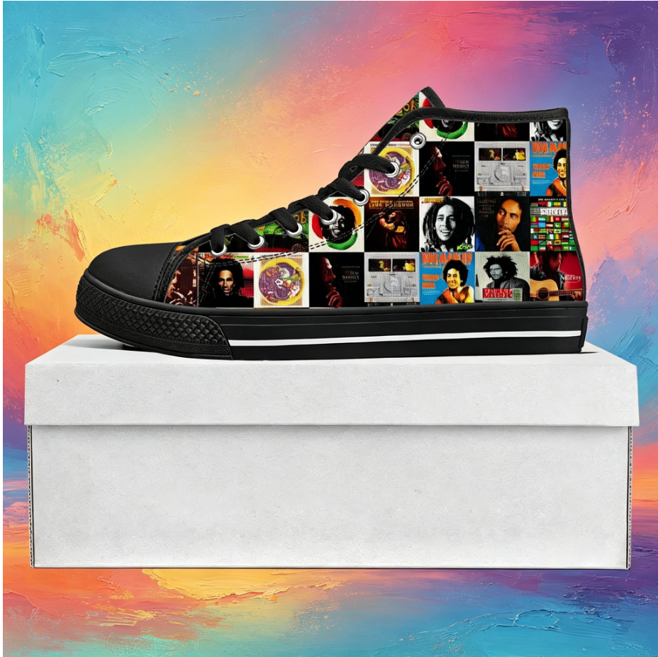 Bob Marley Quote Custom High T – Men Shoes Quotes recenzja i cena