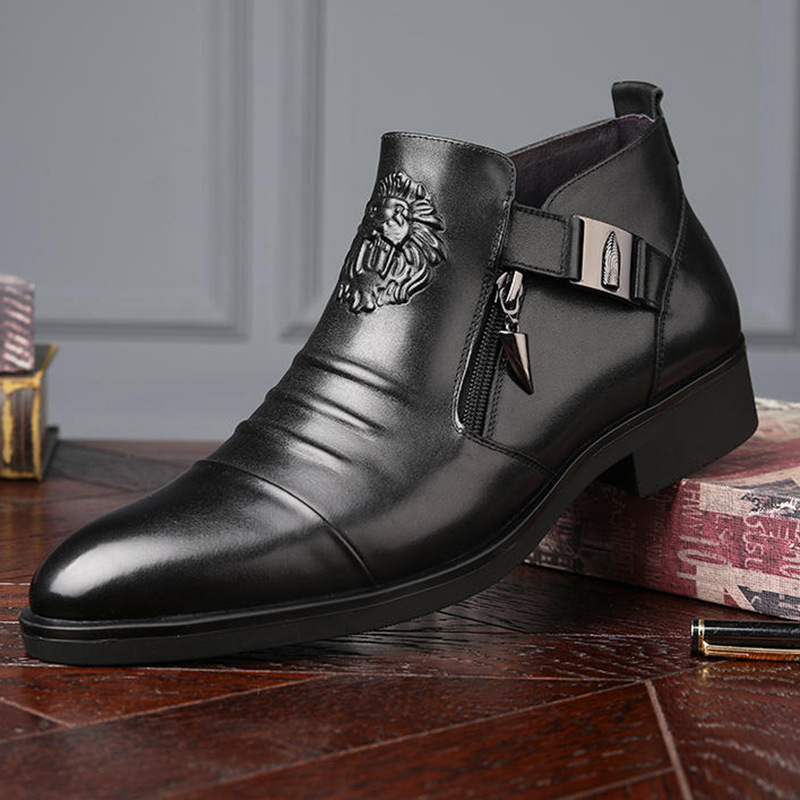 High Quality Men's Boots Class – Men'S Shoes Business Casual recenzja i cena