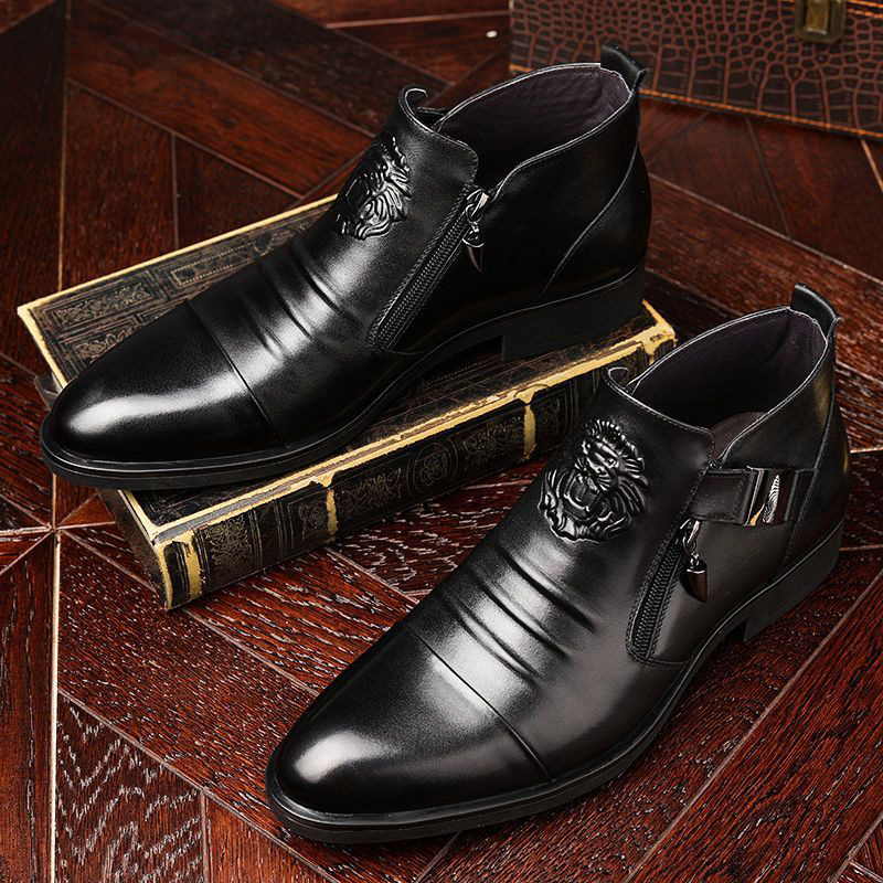 High Quality Men's Boots Class – Men'S Shoes Business Casual recenzja i cena