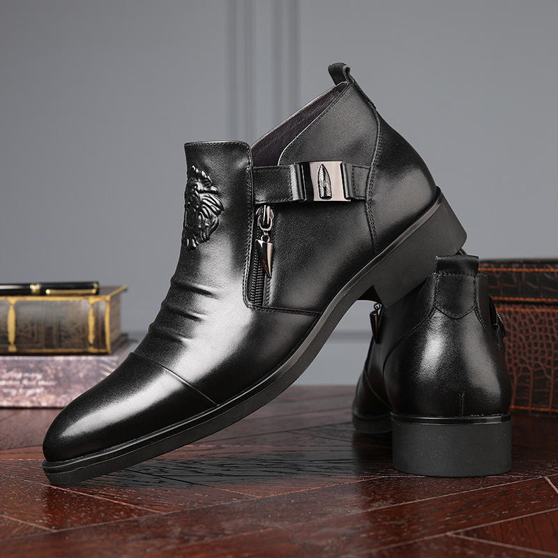 High Quality Men's Boots Class – Men'S Shoes Business Casual recenzja i cena