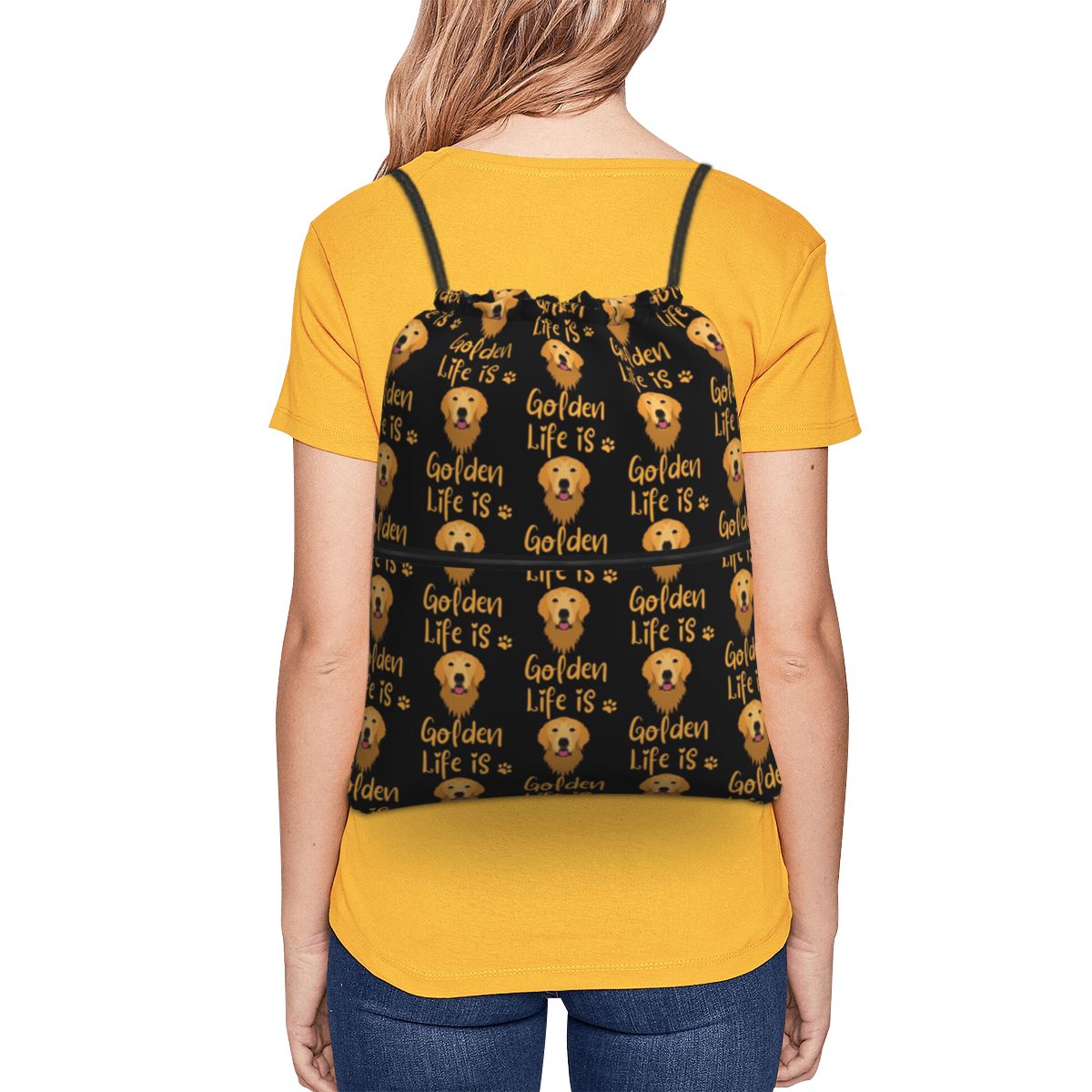 GOLDEN RETRIEVER Quote Backpac – Men Shoes Quotes recenzja i cena