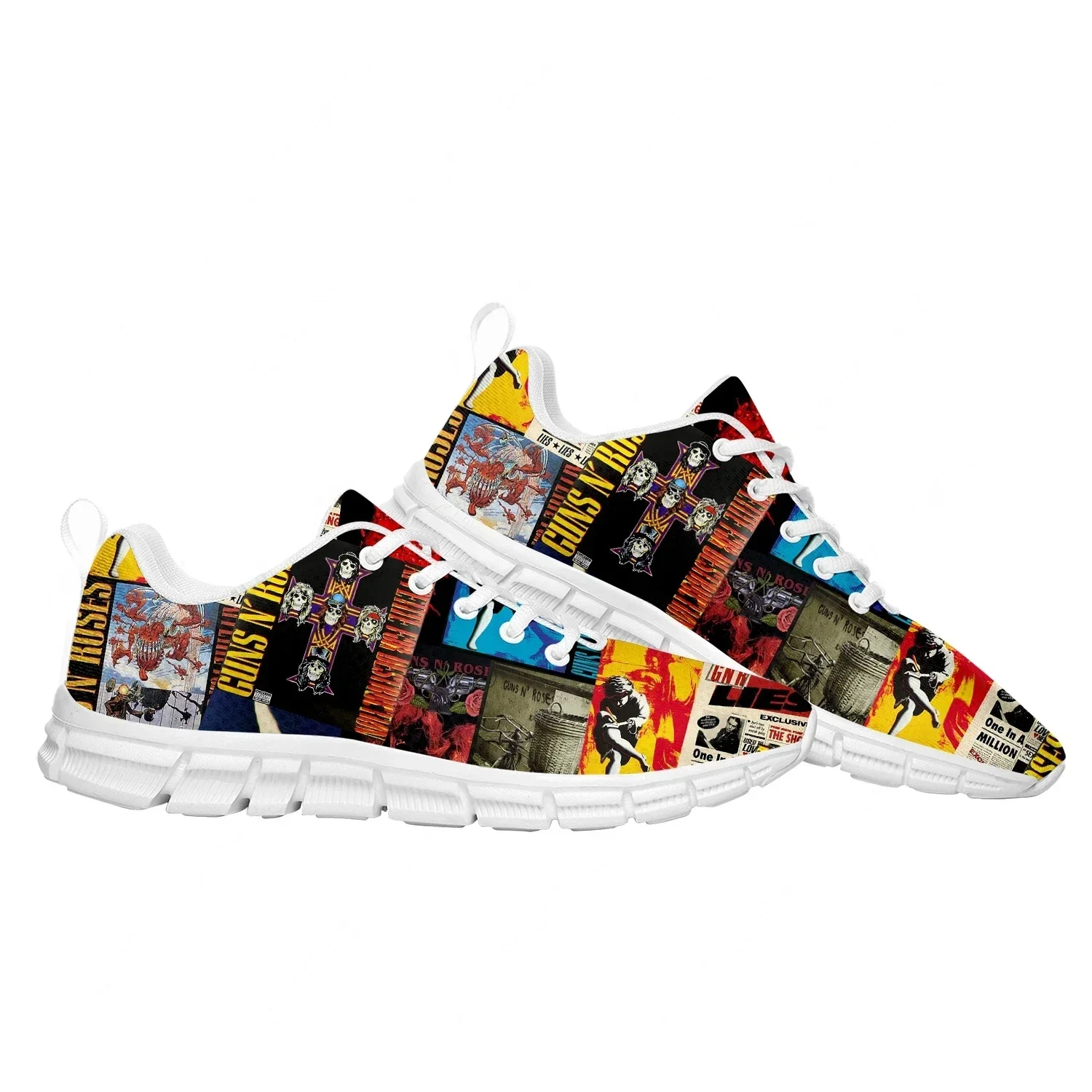Guns N Roses Heavy Metal Rock  – Men'S Shoes Qn recenzja i cena