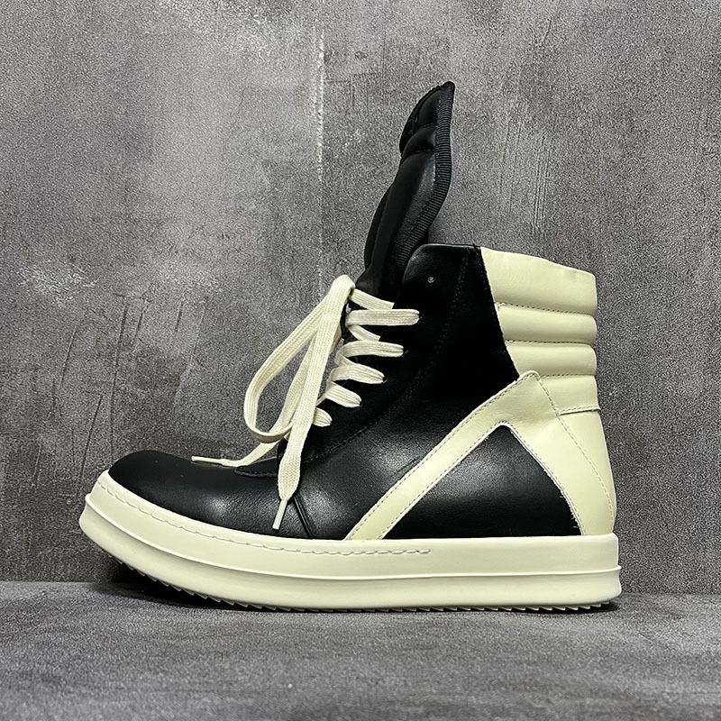 Men‘s High Top Shoes Women Lea – Men'S Shoes Qn recenzja i cena