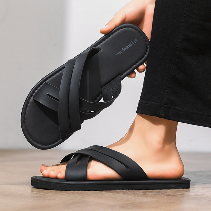 Men's Flat Bottom Sandals Casu – Men'S Shoes Qn recenzja i cena