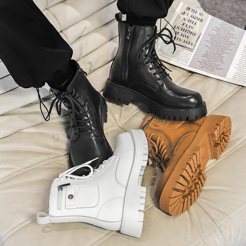 2025 Trend Men Boots Sneakers  – Men'S Shoes Business Casual recenzja i cena