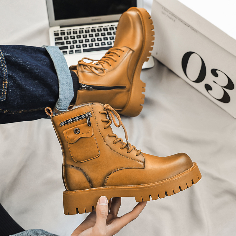 2025 Trend Men Boots Sneakers  – Men'S Shoes Business Casual recenzja i cena