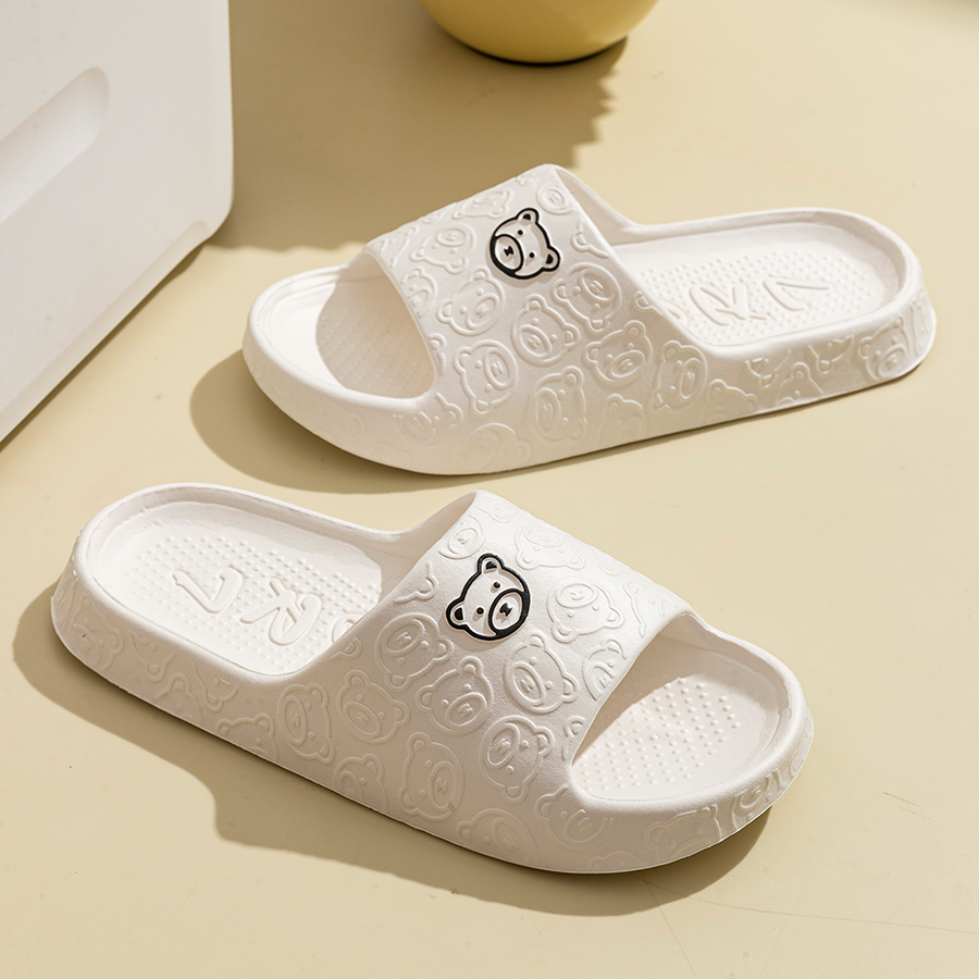 Printting Cute Bear Women Slip – Men'S Shoes With Platform recenzja i cena