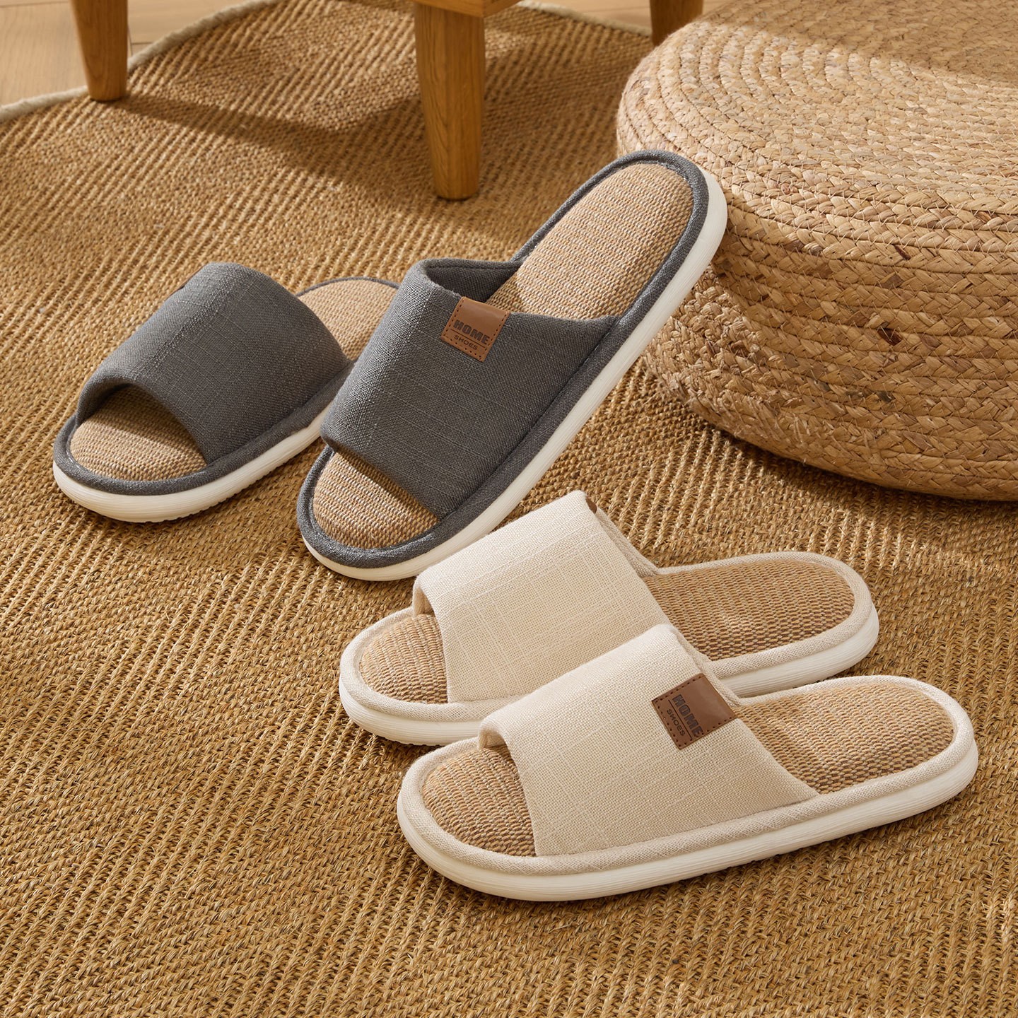 New Linen Women Slippers Comfo – Men'S Shoes With Platform recenzja i cena