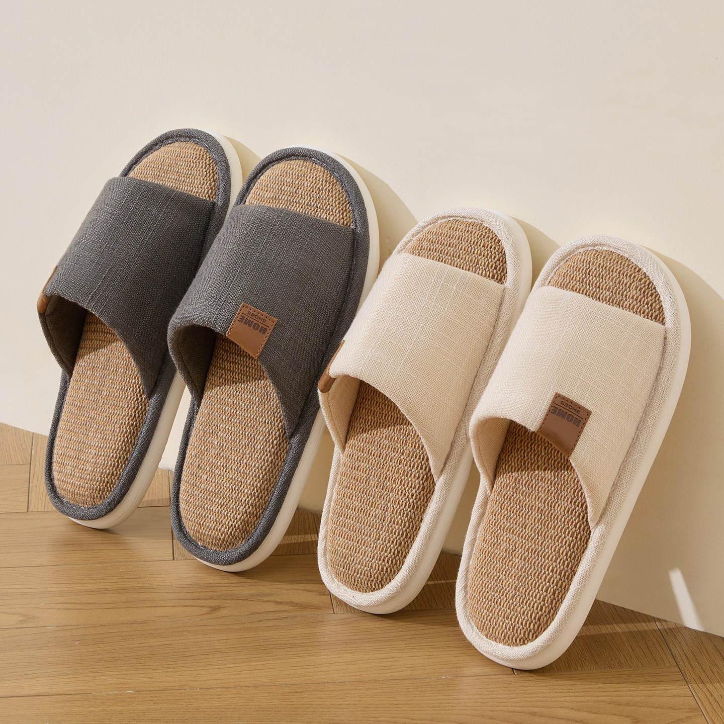 New Linen Women Slippers Comfo – Men'S Shoes With Platform recenzja i cena