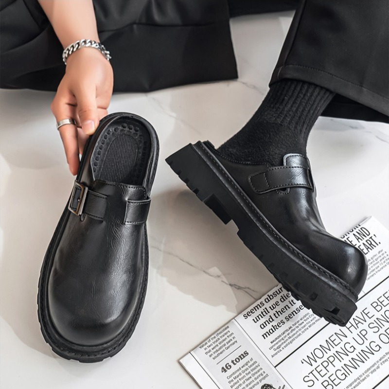 Men's Bag Head Platform Slippe – Men'S Shoes Qn recenzja i cena