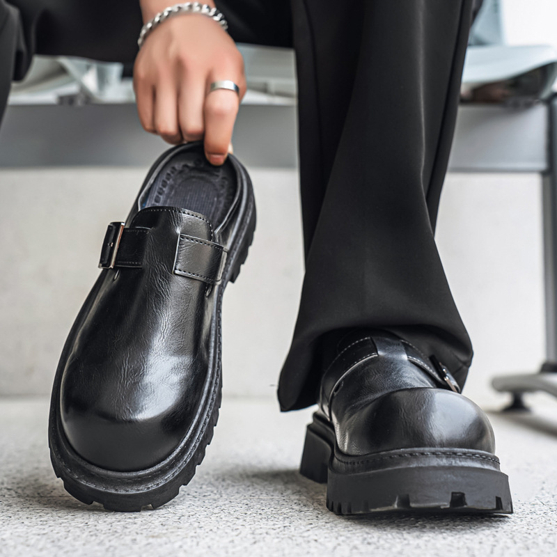 Men's Bag Head Platform Slippe – Men'S Shoes Qn recenzja i cena