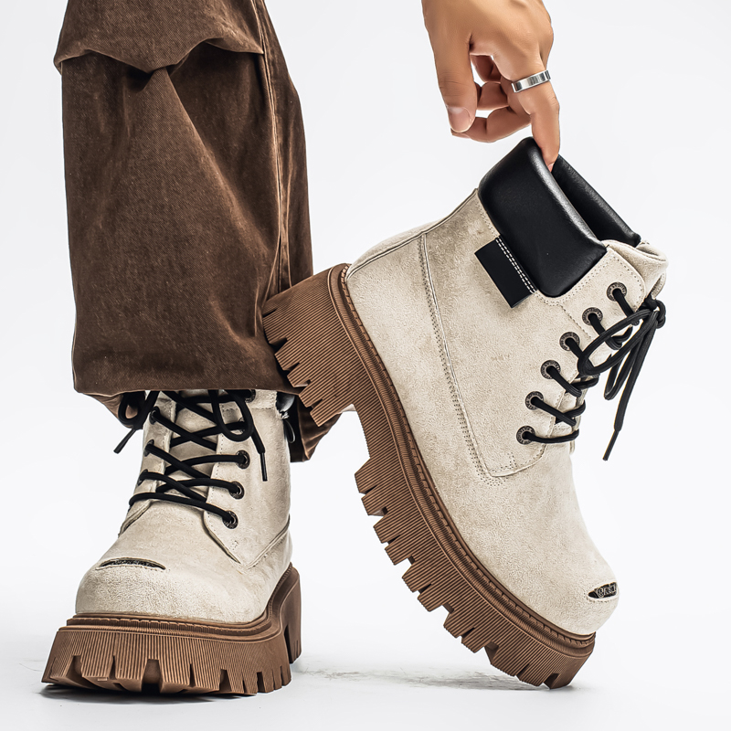 Classic High Top Boots Outdoor – Men'S Shoes Business Casual recenzja i cena