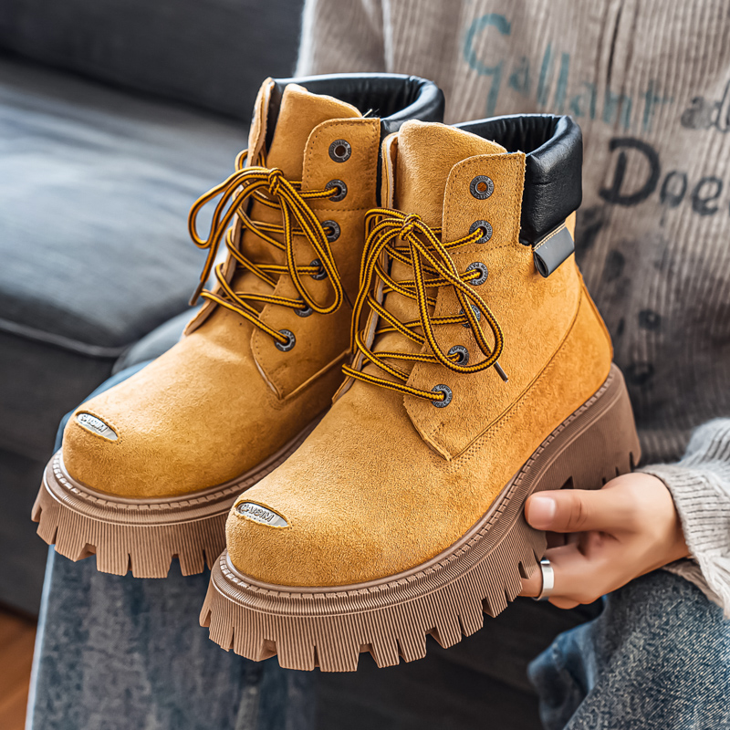 Classic High Top Boots Outdoor – Men'S Shoes Business Casual recenzja i cena