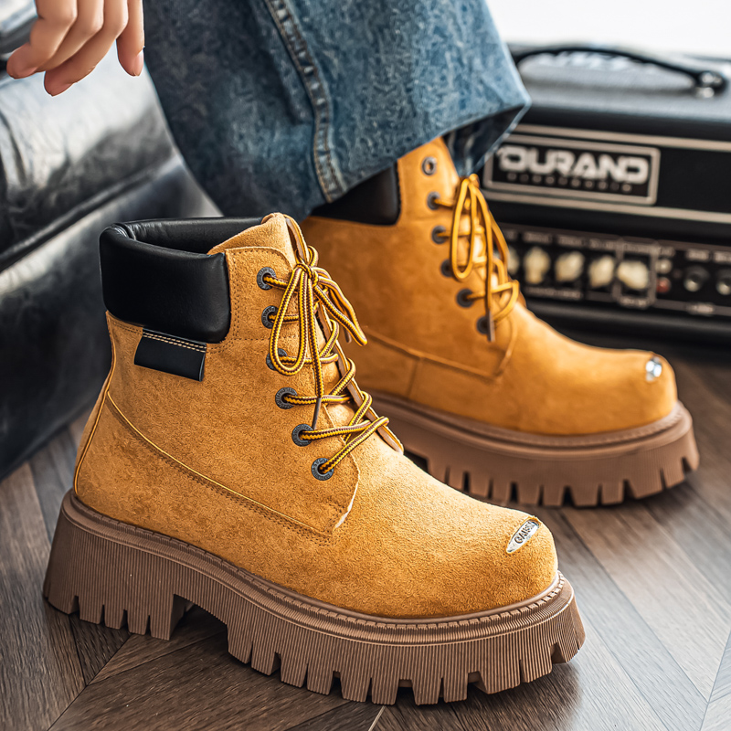 Classic High Top Boots Outdoor – Men'S Shoes Business Casual recenzja i cena