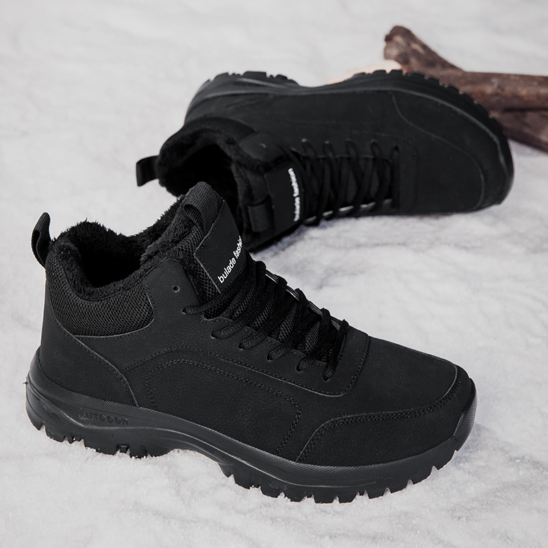 Winter Men's Boots Warm Plush  – Men'S Shoes Qn recenzja i cena