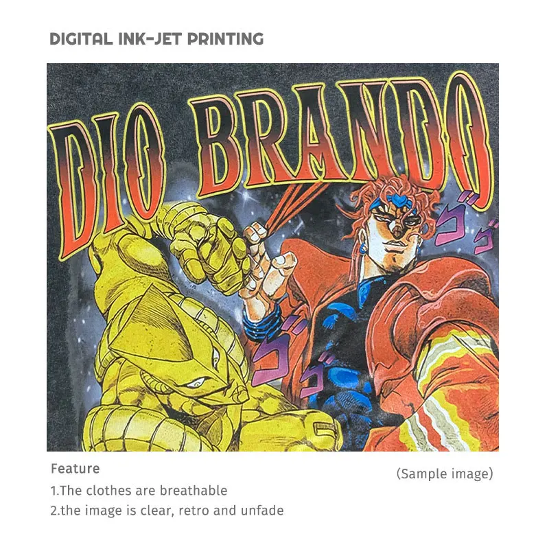 Bandai Anime JoJos T Shirt Vin – Men Shoes Xxl recenzja i cena