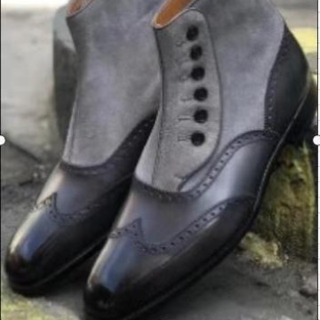 Men's Leather Suede Chelsea Bo – Men'S Shoes Business Casual recenzja i cena
