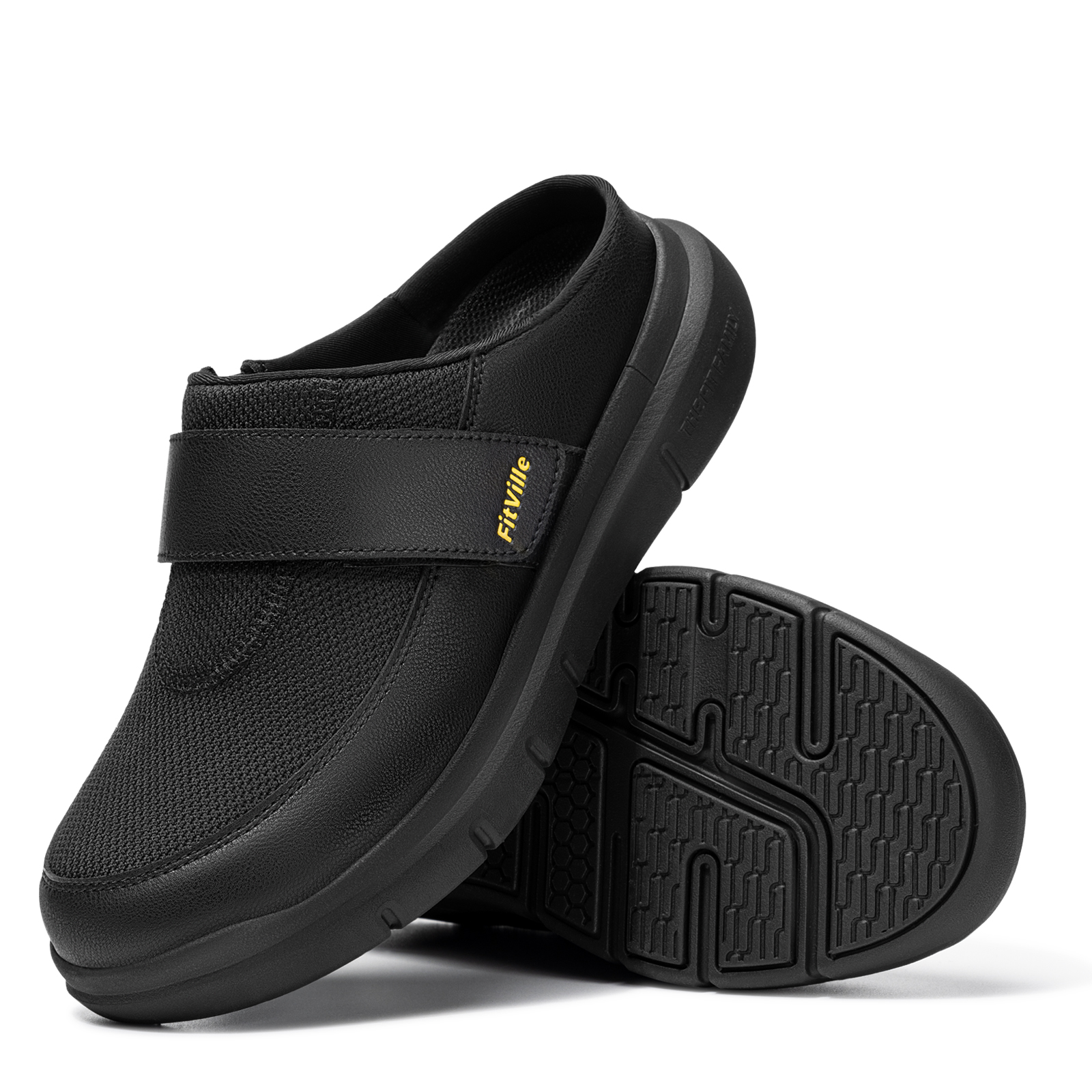 FitVille Wide Fit Men's Half S – Men'S Shoes For Plantar Fasciitis recenzja i cena