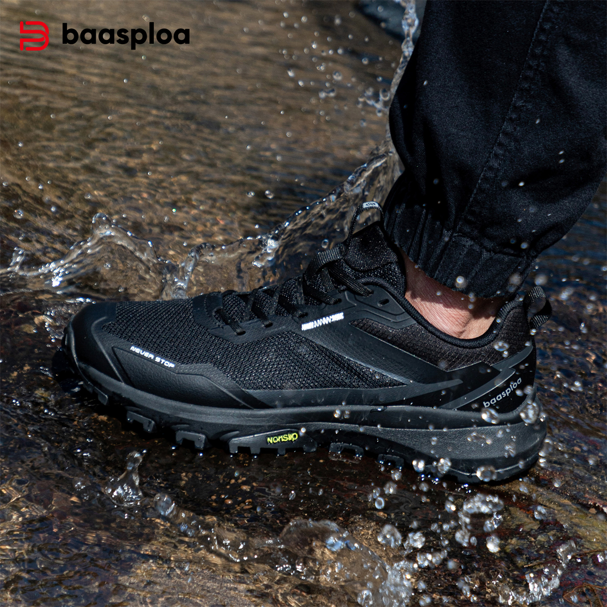 Baasploa Men Hiking Sneakers O – Men'S Shoes Business Casual recenzja i cena