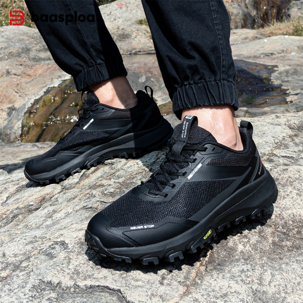 Baasploa Men Hiking Sneakers O – Men'S Shoes Business Casual recenzja i cena