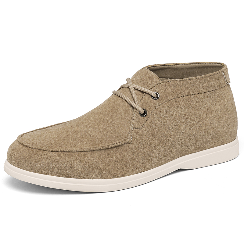 Classic British Style Suede Le – Men'S Shoes Business Casual recenzja i cena