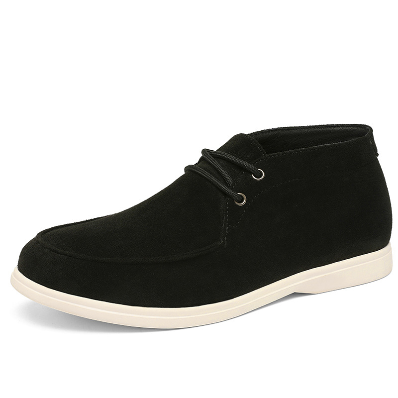 Classic British Style Suede Le – Men'S Shoes Business Casual recenzja i cena