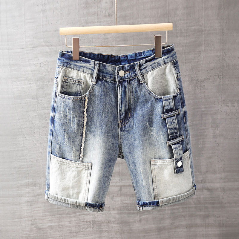 Men's Short Jeans Pants with P – Men Shoes Xxl recenzja i cena