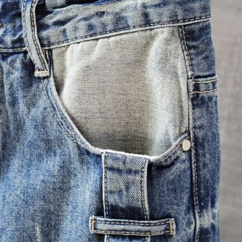 Men's Short Jeans Pants with P – Men Shoes Xxl recenzja i cena
