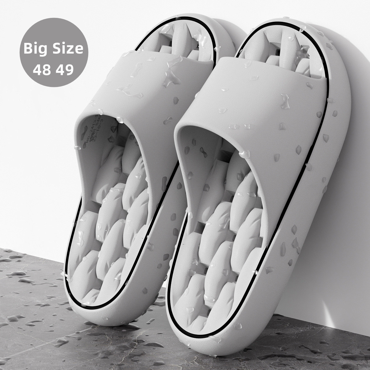 Big Size 48 49 Bathroom Slippe – Men'S Shoes With Platform recenzja i cena