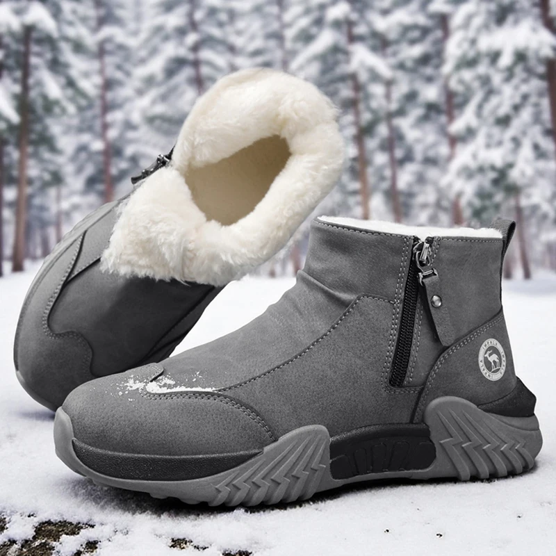Winter Snow Boots Non Slip Cas – Men'S Shoes For Running recenzja i cena