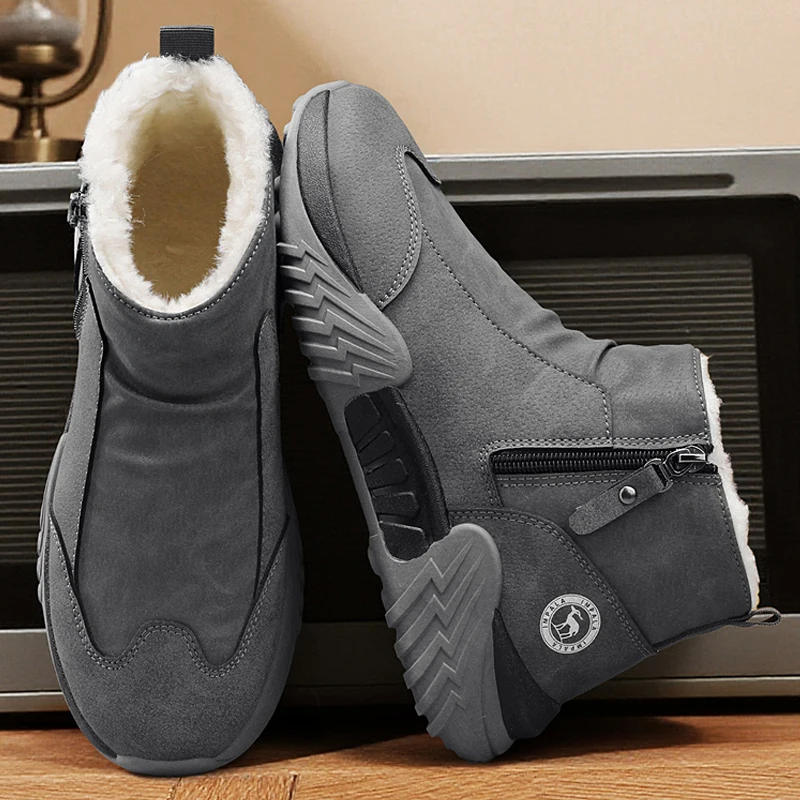 Winter Snow Boots Non Slip Cas – Men'S Shoes For Running recenzja i cena