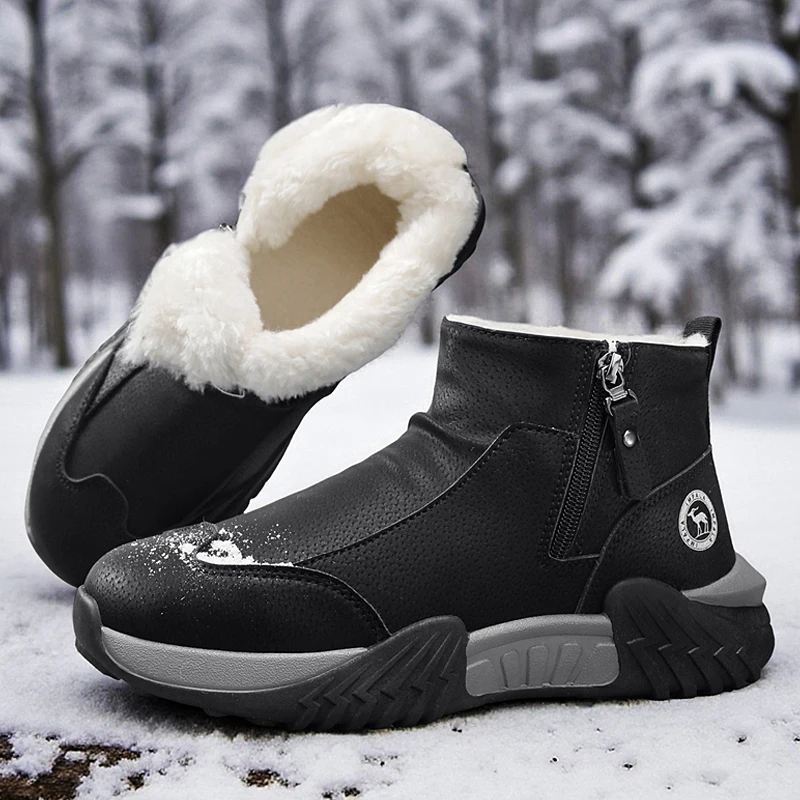 Winter Snow Boots Non Slip Cas – Men'S Shoes For Running recenzja i cena
