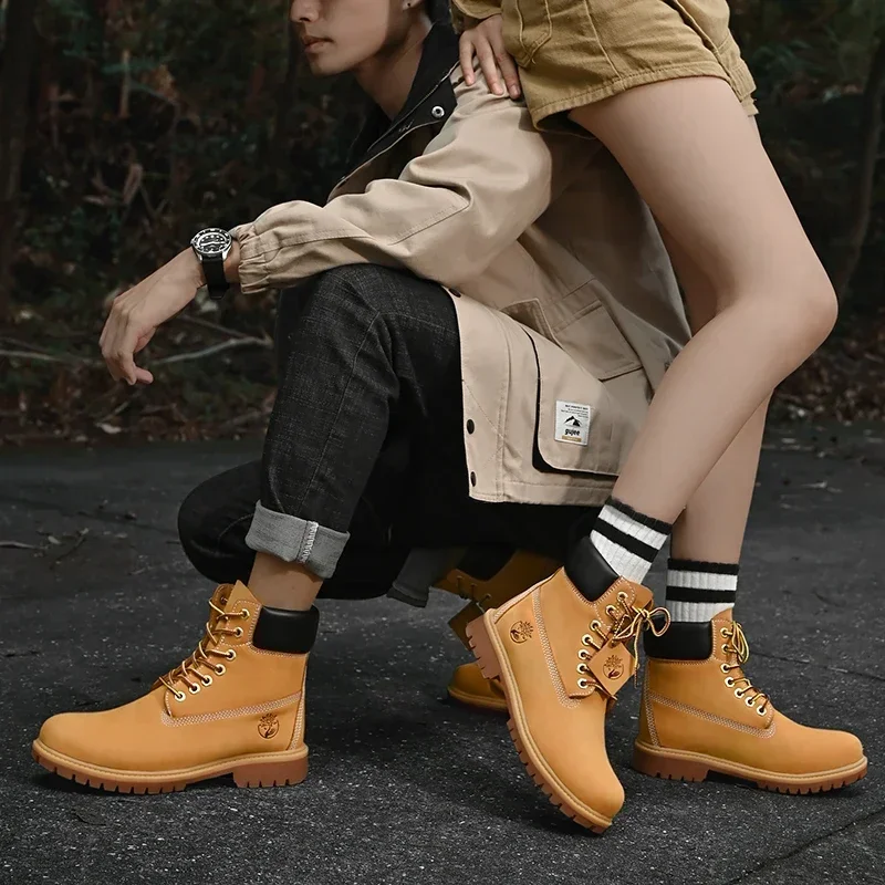 Boots Men High Top Boots High  – Men'S Shoes Qn recenzja i cena