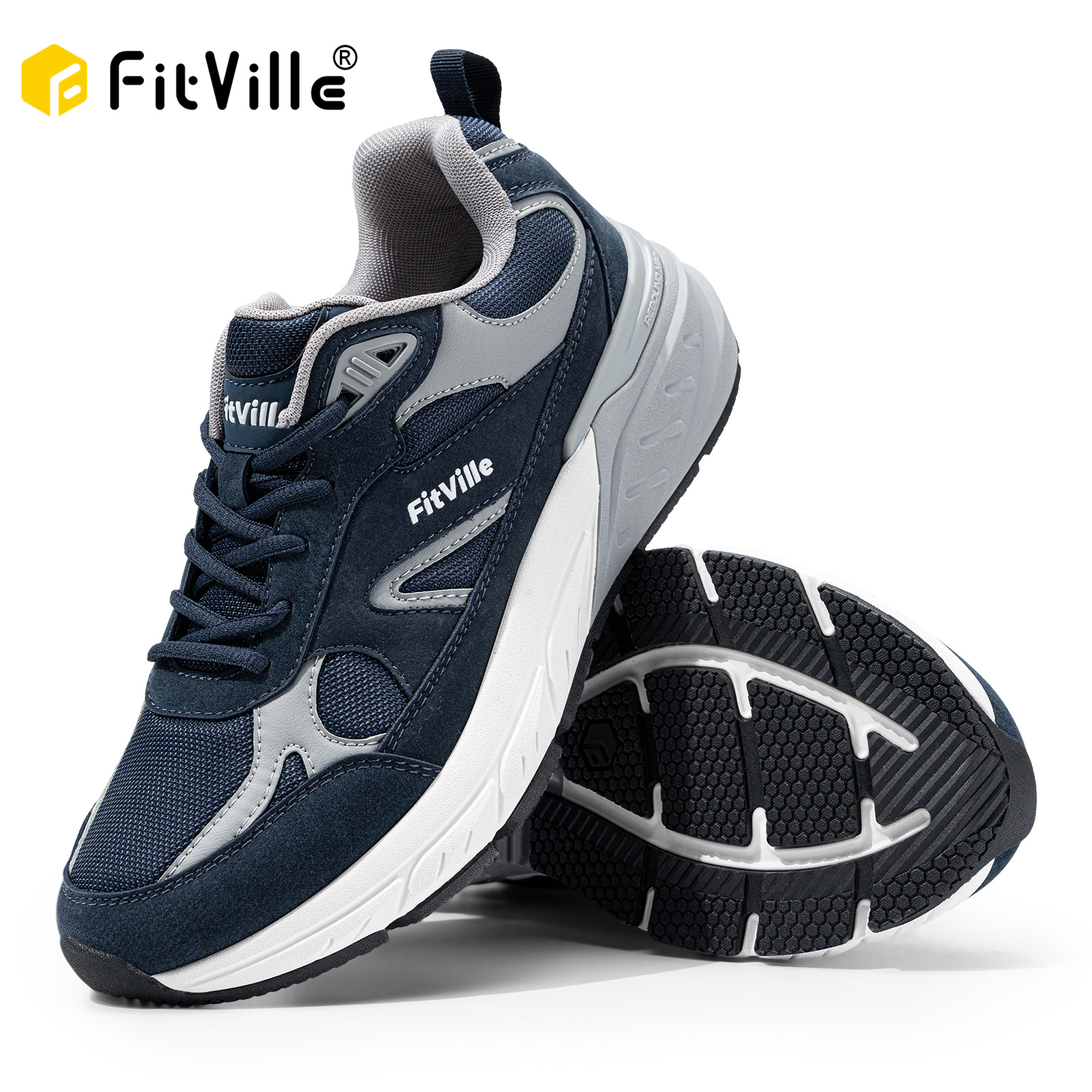 FitVille Newest Walking Shoes  – Men'S Shoes For Plantar Fasciitis recenzja i cena